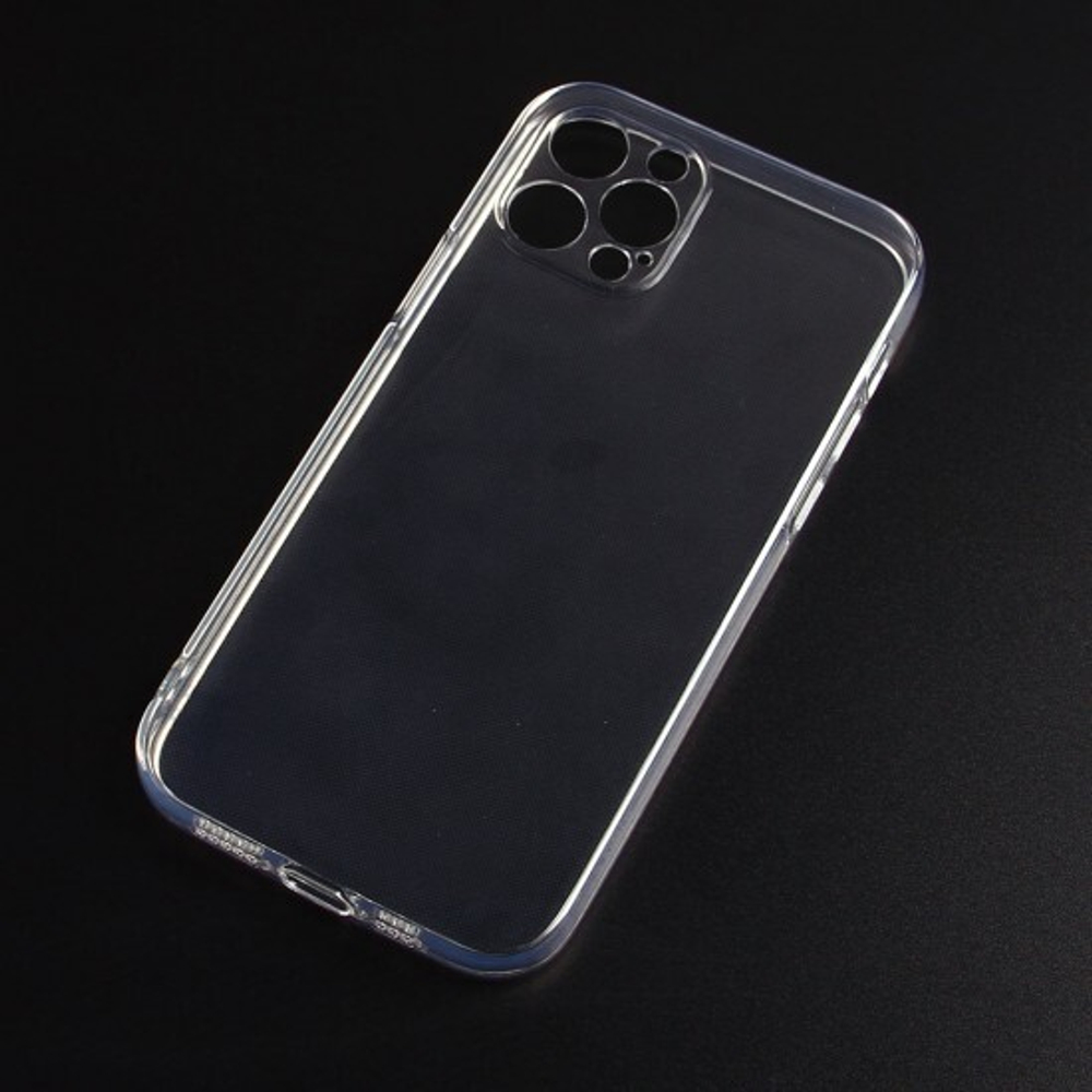 Чехол для iPhone 12 Pro, силиконовый, 1,5 мм, 012633 Прозрачный