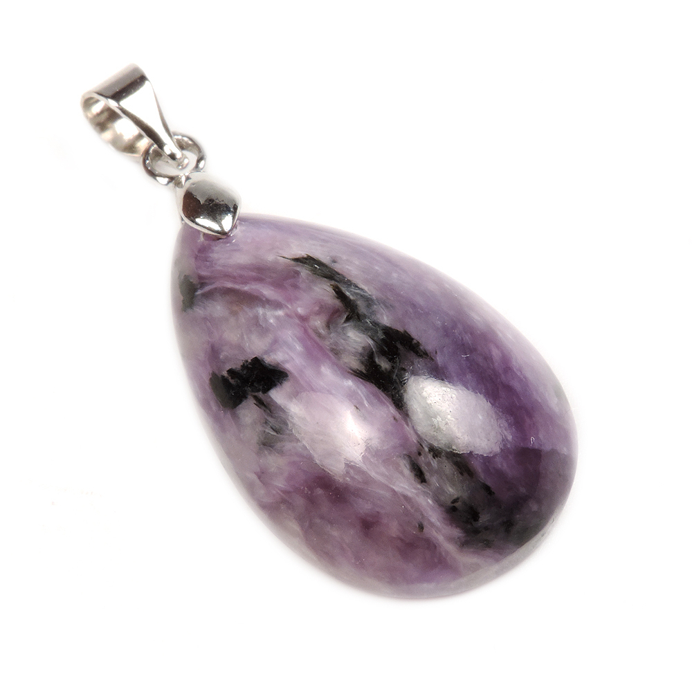 Кулон "Капля №4" чароит