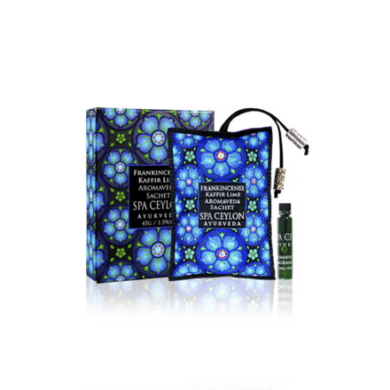 Ароматическое саше "ЛАДАН И КАФРСКИЙ ЛАЙМ"