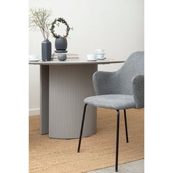 Стол обеденный Ellie, Ø120 см, серый