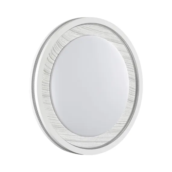 7681/EL COLOR SN 164 Светильник пластик/сер под дер LED 70Вт 3000-6000K D480 IP43 пульт ДУ MAVI WOOD