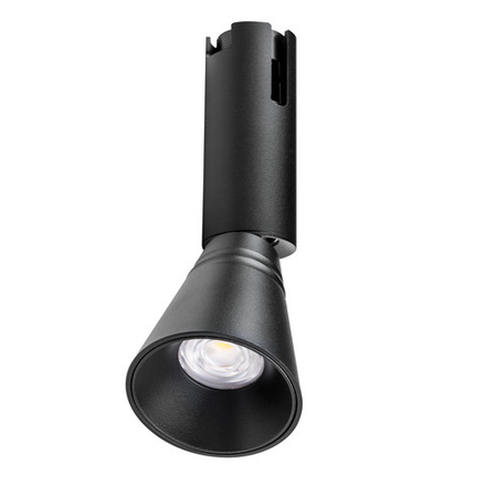 210847 Светильник 48V (D65) DUE HERMES 6W 590LM 36G ЧЕРНЫЙ 4000K