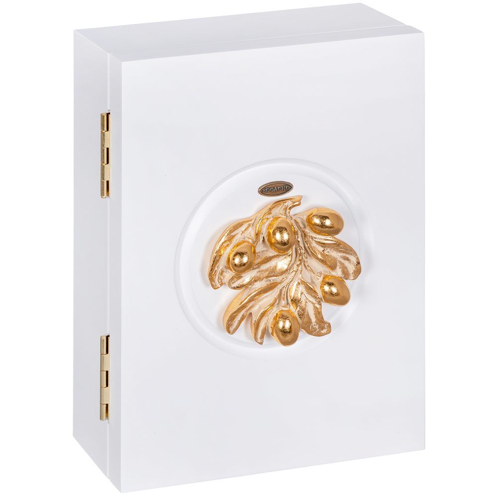 Полка ключница Oliva Branch (Олива Бранч) 2 Айс Мраморное золото