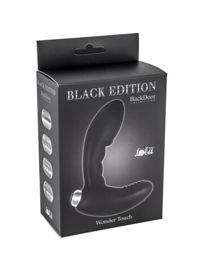 Стимулятор простаты с вибрацией Wonder Touch (Цвет: черный)