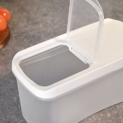 Емкость для сыпучих продуктов 1л "Лайн", белый