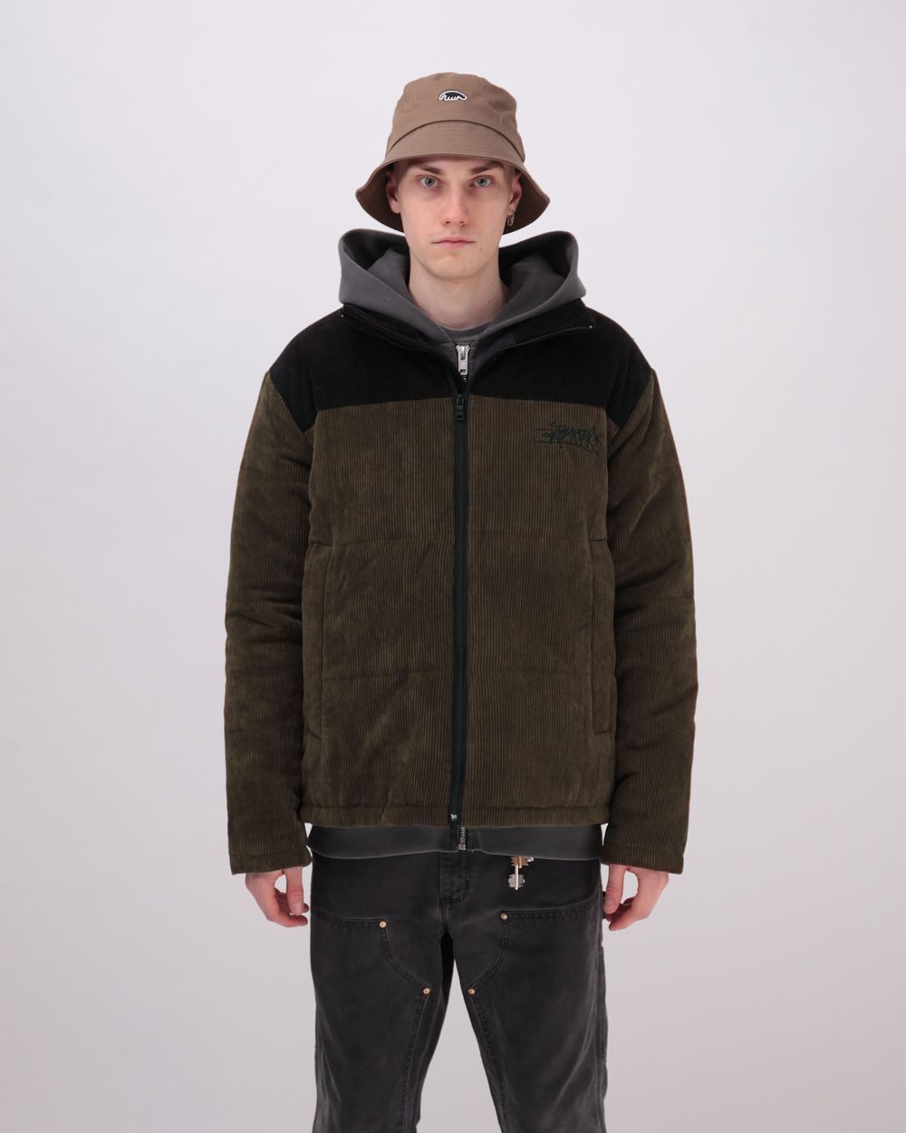 Пуховик Anteater Downlight Velvet Хаки