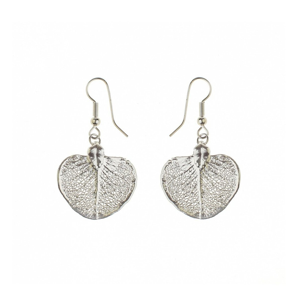 Серьги Ester Bijoux Денежный Лист LF93C-S BW