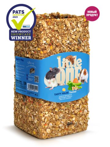 Little one вкусная лазейка лакомство-туннель средний для грызунов