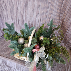 Подарочная корзина к новому году и рождеству