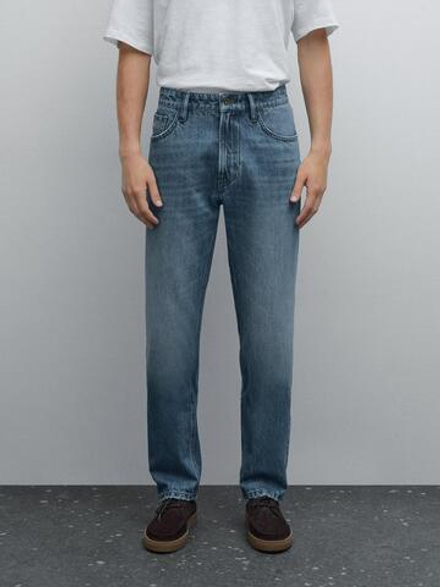 Massimo Dutti Зауженные джинсы, индиго