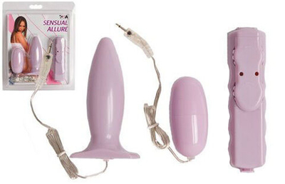 Анальный сиреневый вибронабор