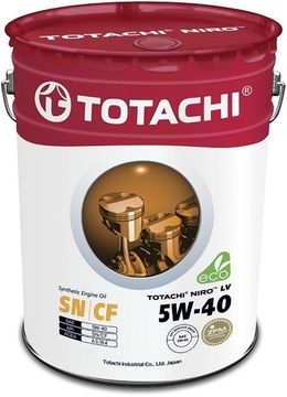 NIRO™ LV SYNTHETIC 5W-40 TOTACHI масло моторное синтетическое (19 Литров)