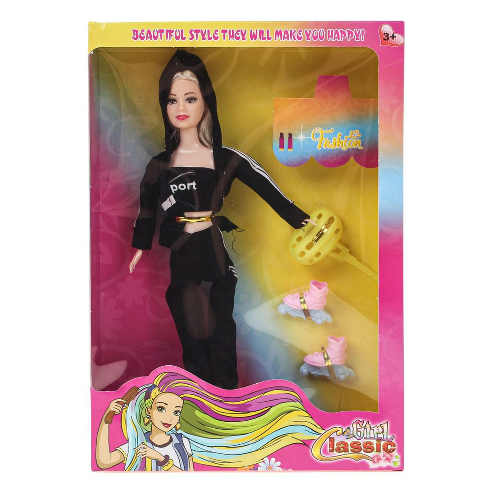 Кукла тип модель, с аксесс. в ассорт. коробка 01352