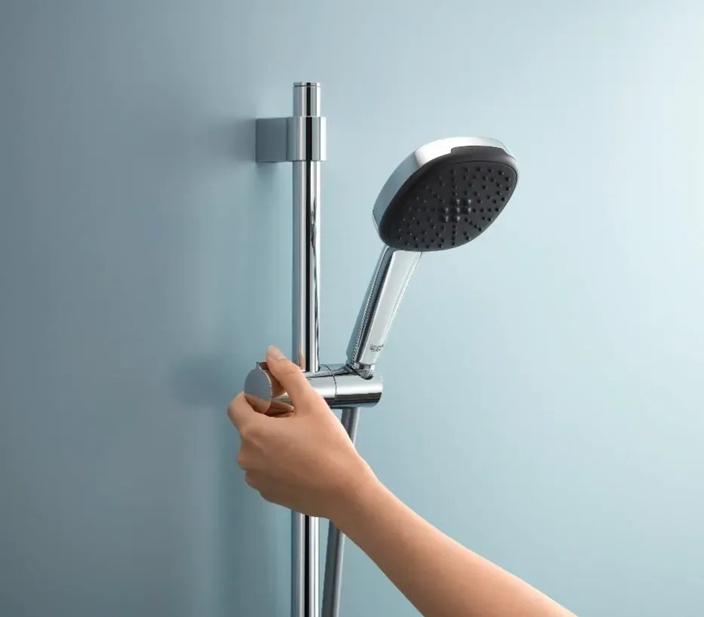 Душевой гарнитур GROHE Vitalio Comfort 110, 2 режима струи, штанга 900 мм, 8.5 л/мин, хром (26930001)