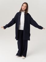 Кардиган для девочки в школу AT990 синий