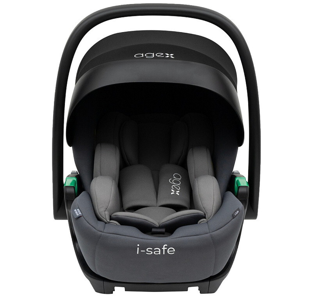 Коляска Agex Life 3 в 1 с автокреслом i-Safe Grey ALG511 Grey (Серый)