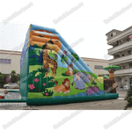 Надувная горка "Главный слон"