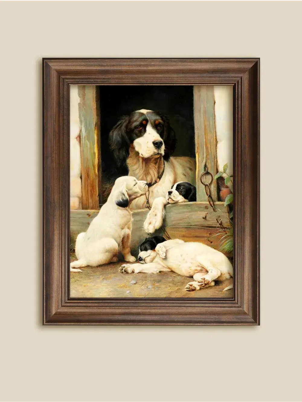 Картина интерьерная на холсте в раме 25*31 см