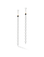 Серьги Coeur de Lion Black-White 1133/21-1314