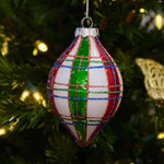 Игрушка ёлочная  в полоску