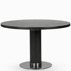 Обеденный стол Tru Ø120 см, черный