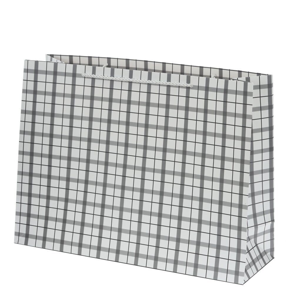 GAEM Пакет подарочный L (бумага 250г/м2, блок 12шт), L47 W15 H35 см, 4в.