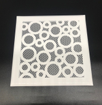 Решетка стальная на магнитах РП Кольцо-170 сетка, белая