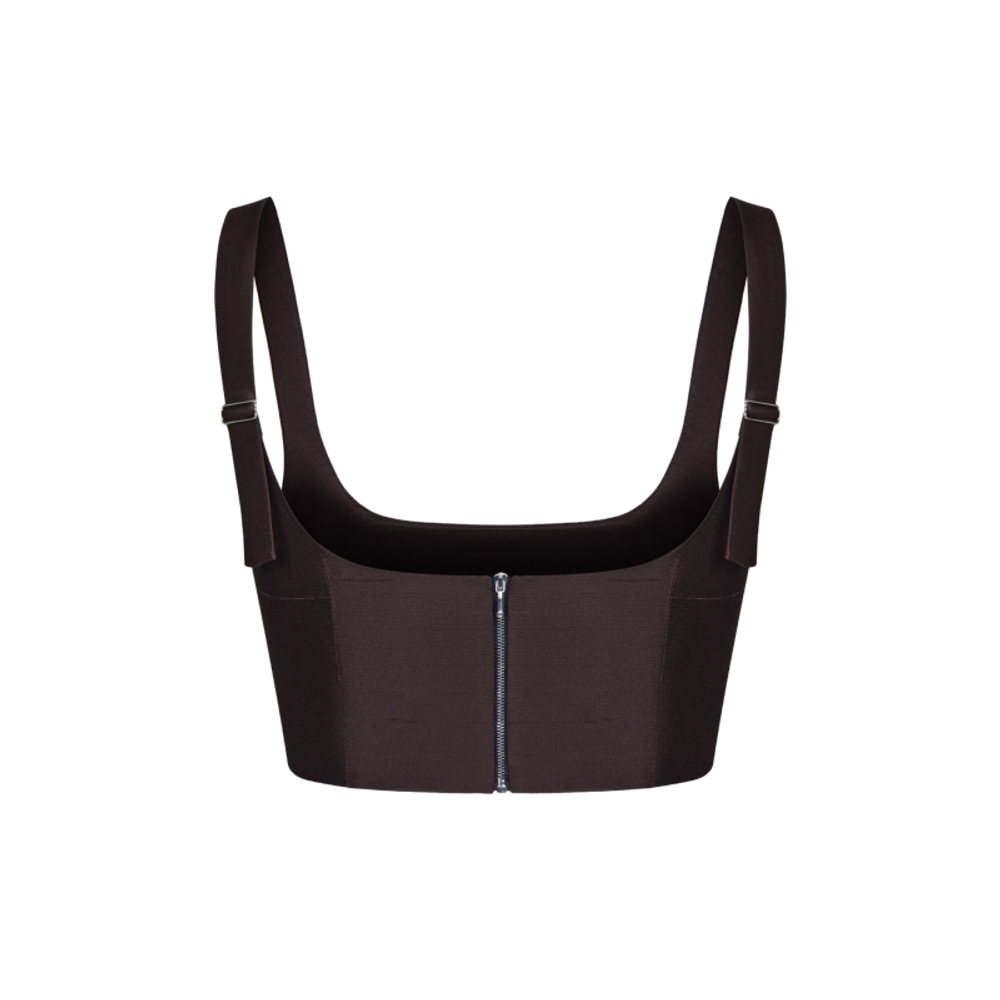 Кроп топ из шелка