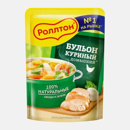 Бульон куриный Роллтон Домашний 90г