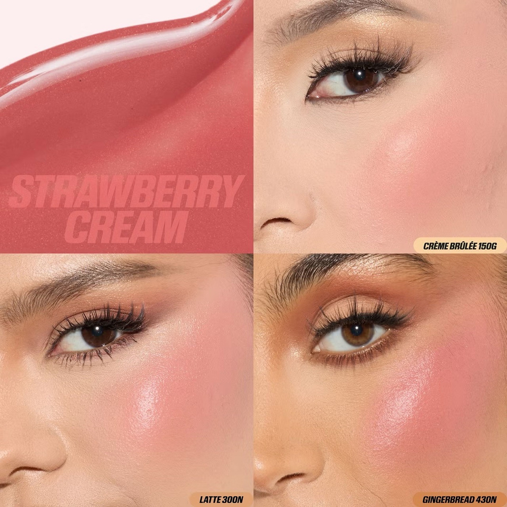Huda Beaut Baby Blush Duo Mild Mocktail - Strawberry Cream + Ube