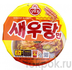 Лапша со вкусом креветки Ottogi Shrimp Ramen, 110 гр