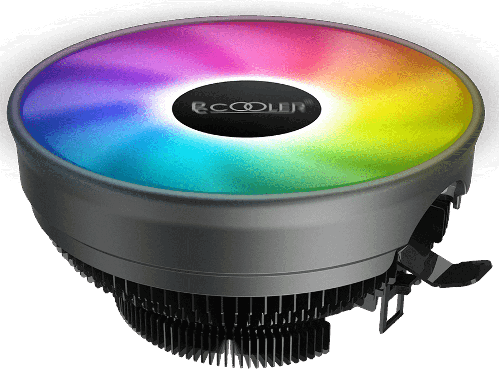 Вентилятор для процессора PCCooler E126M PRO RGB TDP 100W 1700/1200/115x/АМ5/AM4/AM3/AM3+/AM2 Черный