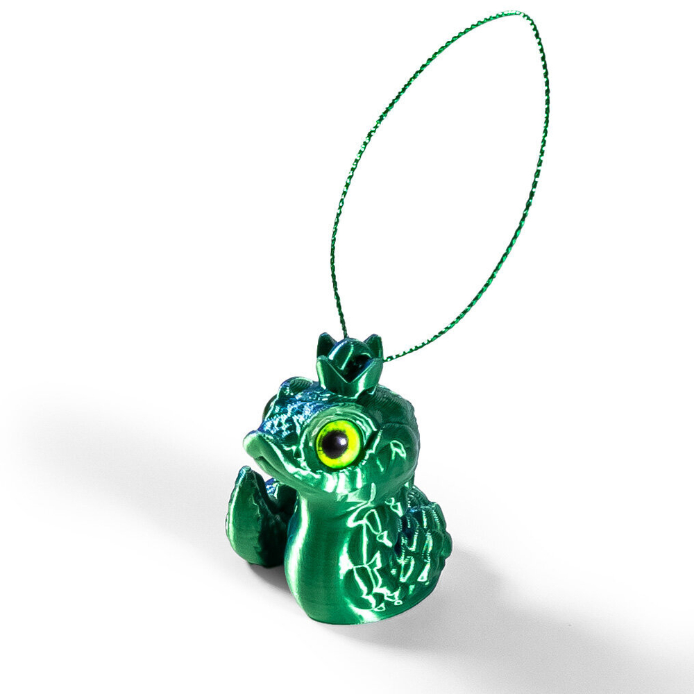 Набор фигурок змей: в короне и подвижная змея талисман оранжевая