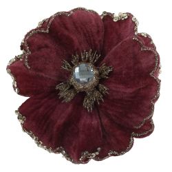 GAEM Цветок искусственный "Магнолия" (на клипсе), L14 W14 H11,5 см