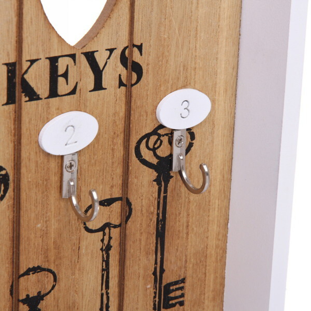 Ключница-панно «Keys» 25*18см 3 крючка LH316351