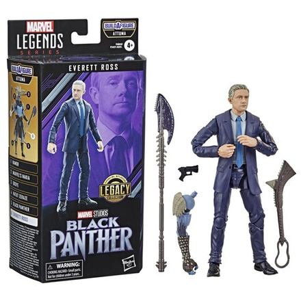 Hasbro Marvel Legends Black Panther - Фигурка 15 см Everett Ross F6844