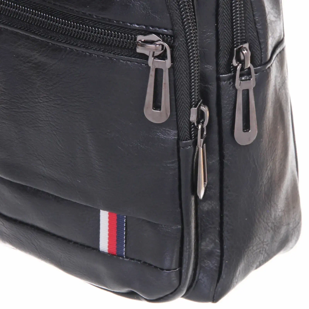 Сумка мужская «Рower Сity», цвет черный, два отделения и карман, 29*17*5,5см