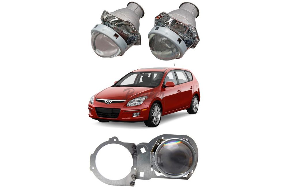 Готовый комплект для замены штатных линз Hyundai I30 2007-2012