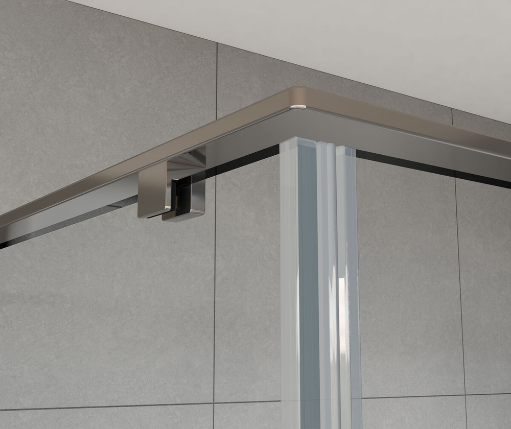 Душевой уголок Arno VSR-1A9014CL, 1400*900, хром, стекло прозрачное