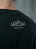 Футболка оверсайз хлопковая мужская LEGENDA Logo Сильный духом