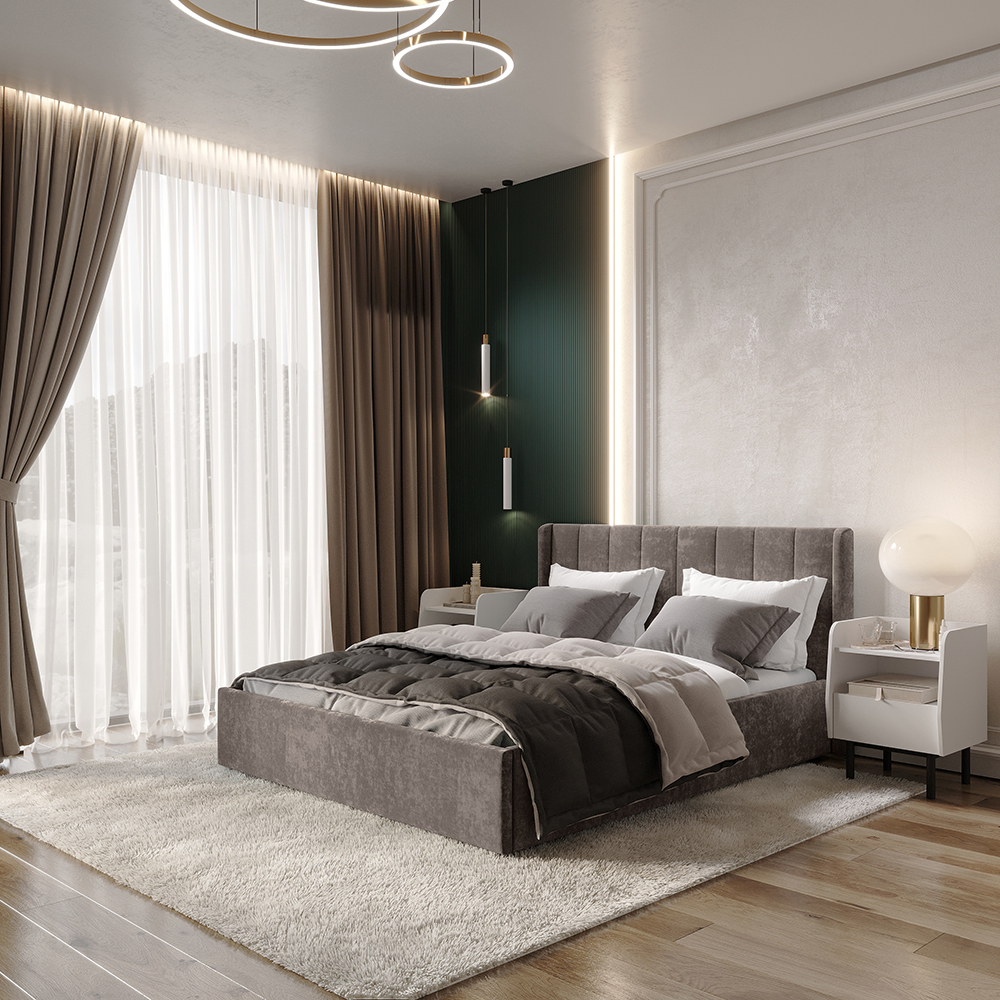 Кровать 160 Версаль КР-18 без основания маренго