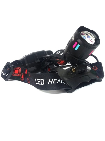 Фонарь налобный высокой яркости "белый лазер" Огонь HT-3101-PM30-TG