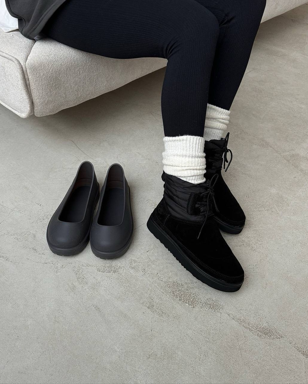 Угги из натуральной замши