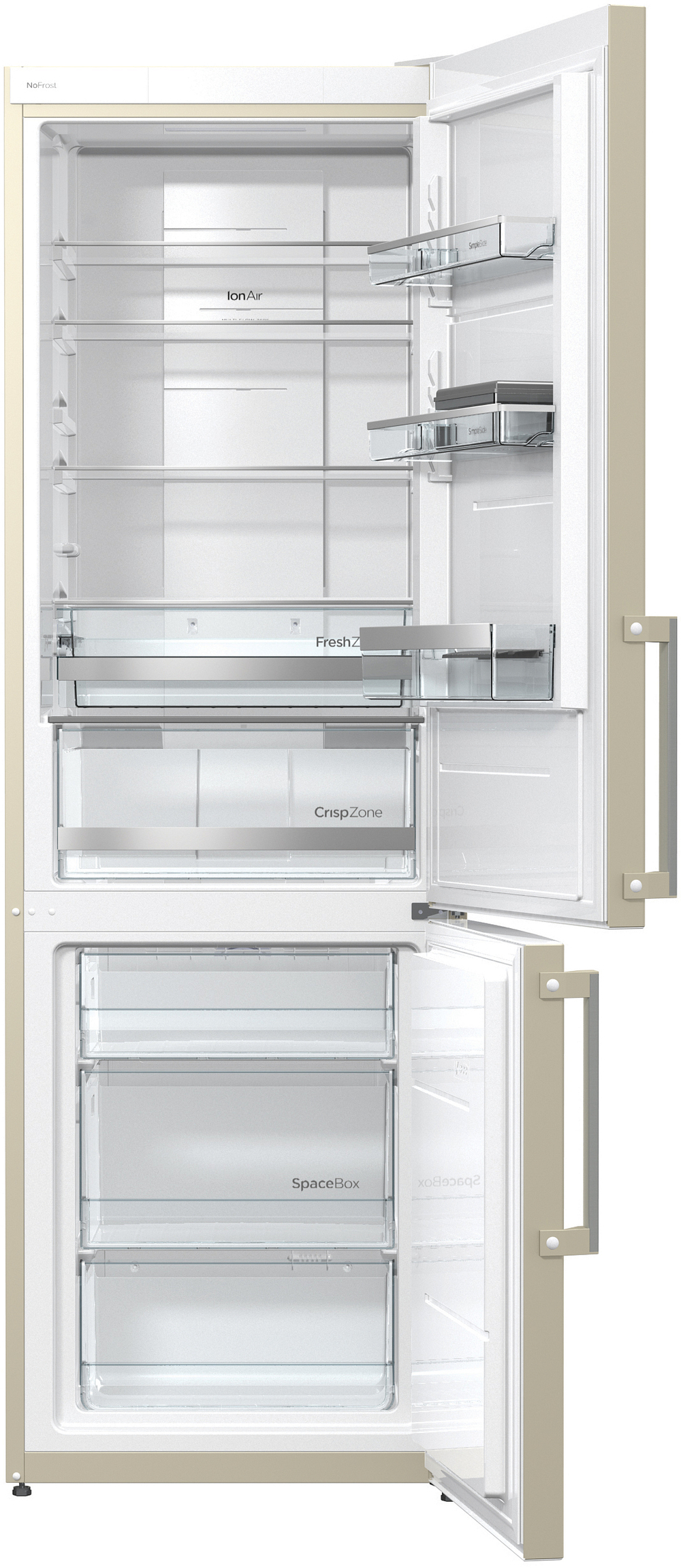 Отдельностоящий двухкамерный холодильник Gorenje NRK 6191 MC