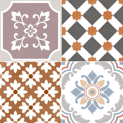 Керамогранит DUAL GRES CHIC COLLECTION Helen Warm (8 вариантов паттерна)