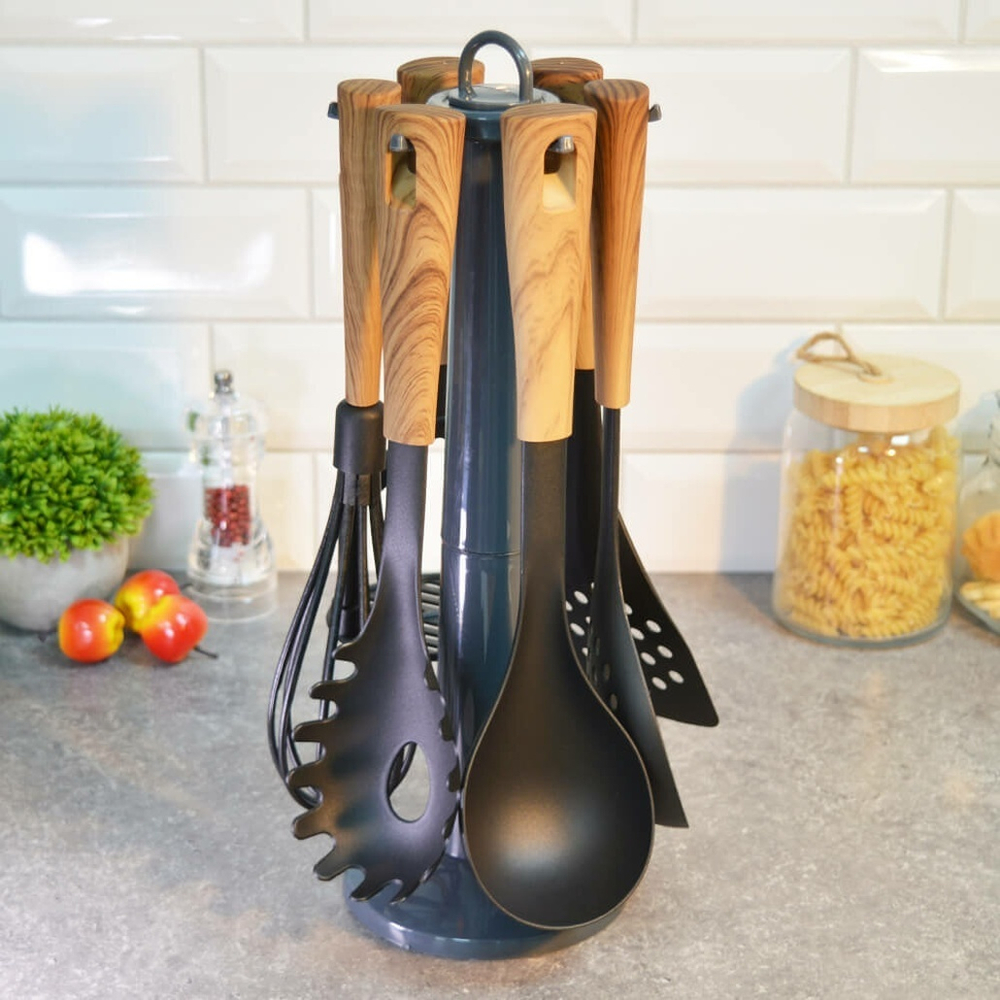 Набор кухонных принадлежностей 7 предметов на подставке, MB 29522