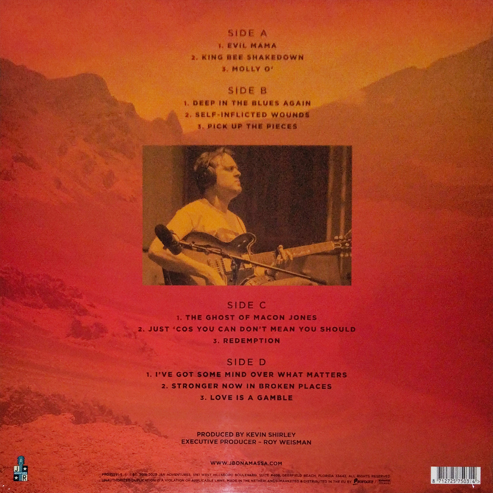 Joe Bonamassa / Redemption (Limited Edition)(Coloured Vinyl)(2LP)