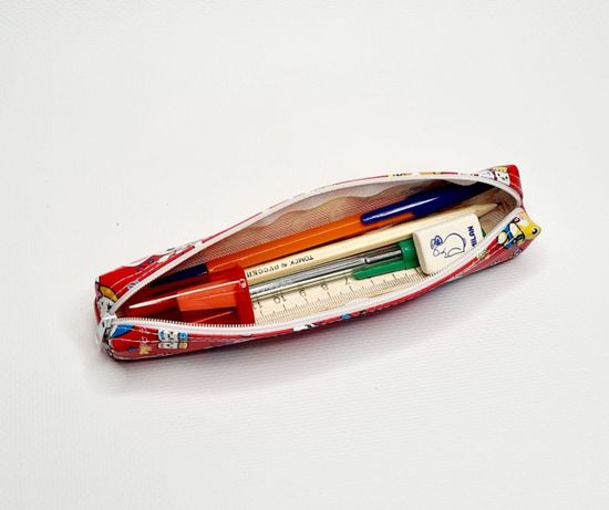 Пенал школьный с наполнением, 7 предметов