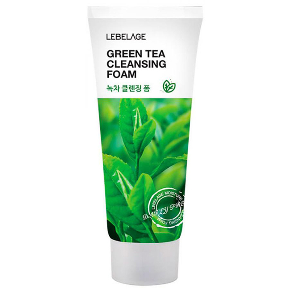 Пенка для умывания с экстрактом зеленого чая LEBELAGE Green Tea Cleansing Foam (100мл)