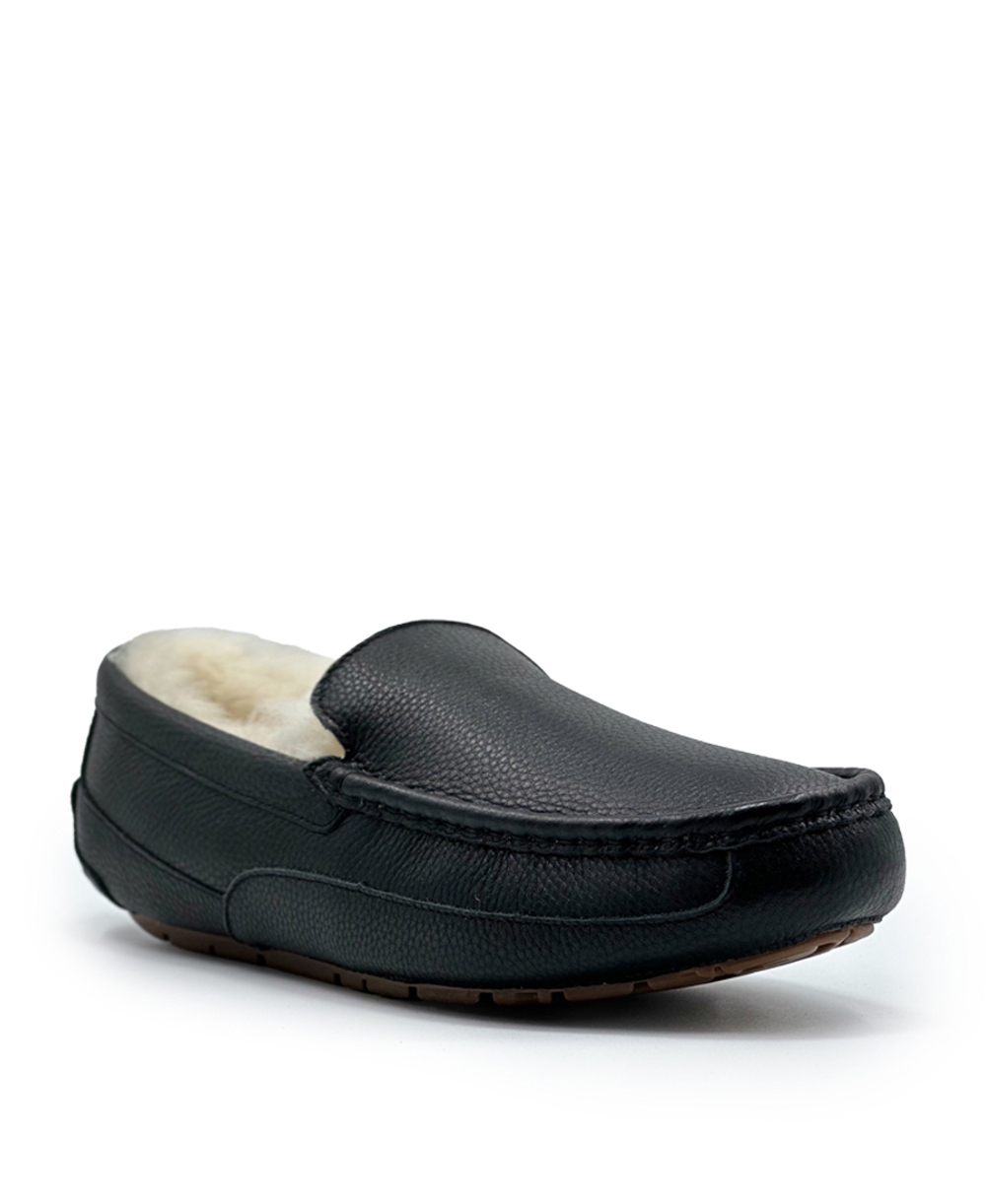 ASCOT MENS LEATHER black